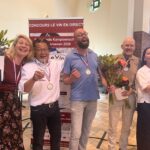 Your Favorite Tasting Team met de zilveren medaille, Rien van der Meulen tweede van links.