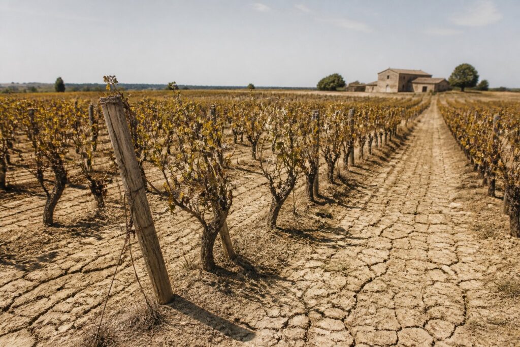 Sfeerbeeld: Franse wijnsector onder druk door droogte, dalende vraag en krimpende productie
