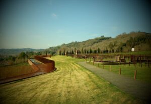 Wijnhuis Marchesi Antinori in Toscane, tussen de wijngaarden