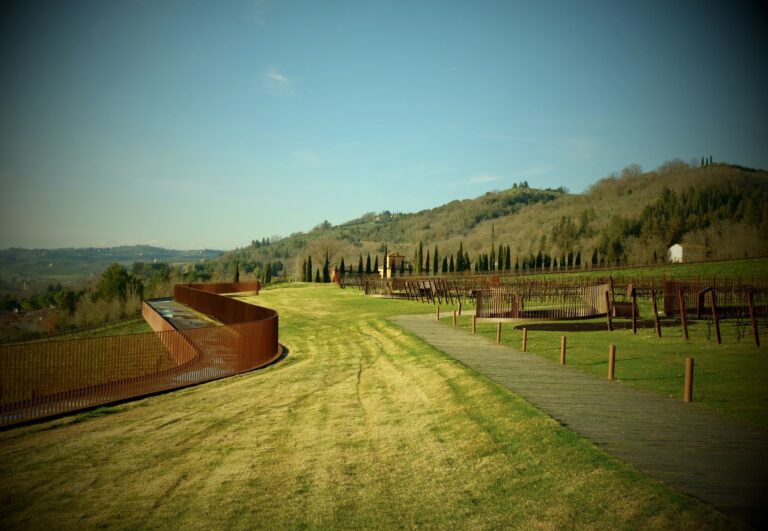 Wijnhuis Marchesi Antinori in Toscane, tussen de wijngaarden